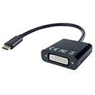 USB 3.1 Type C to DVI-I Active Adapter - Male to Female - Thunderbolt & DP Compatible