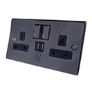 27-2000/BN -2 x Type A USB sockets