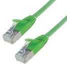 15m RJ45 CAT6 UTP Flush Moulded Shielded Network Cable 30-AWG - Green