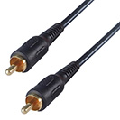 3m RCA/Phono Audio/Video Cable - Male to Male - Gold Connectors