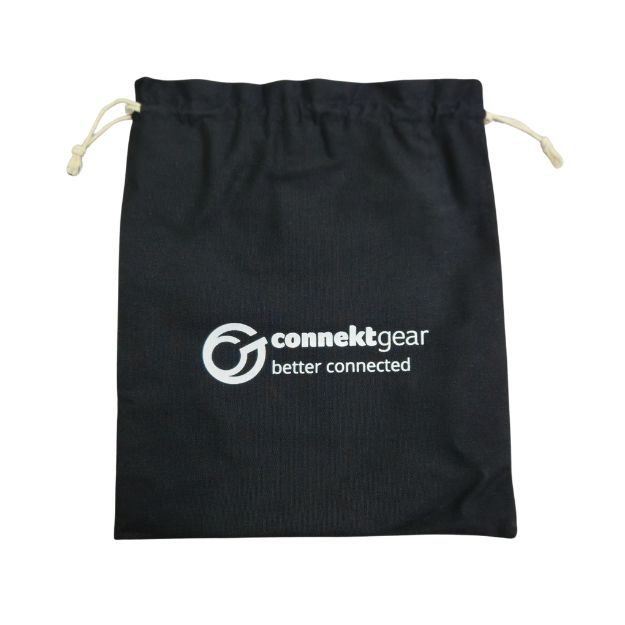 HP534 Wireless Headset with Detachable Mic and USB A/C Combo Reciever - Black