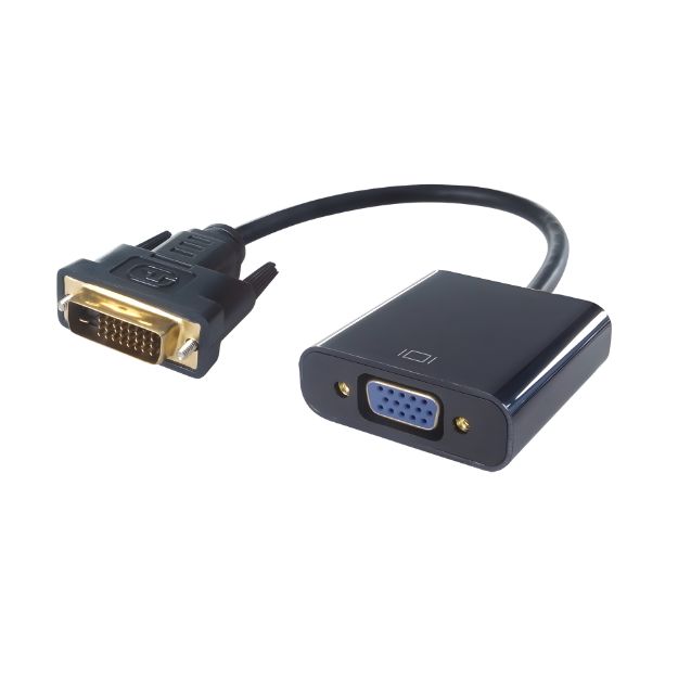 DVI-D 24+1 to VGA Active Adapter