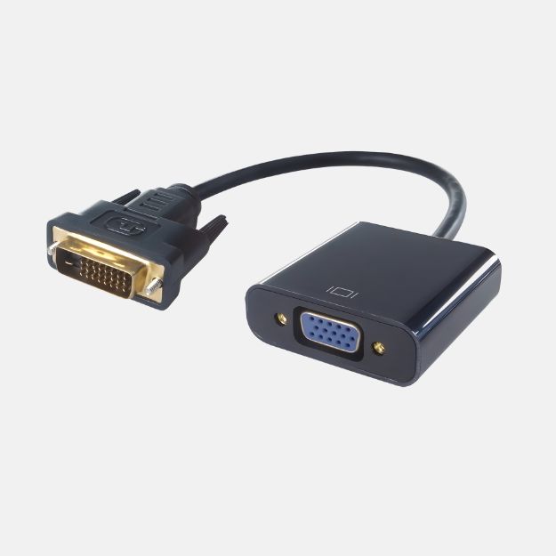 DVI-D 24+1 to VGA Active Adapter