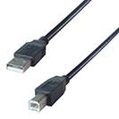 3m USB 2 Connector Cable A Male to B Male - High Speed - PACK OF 2