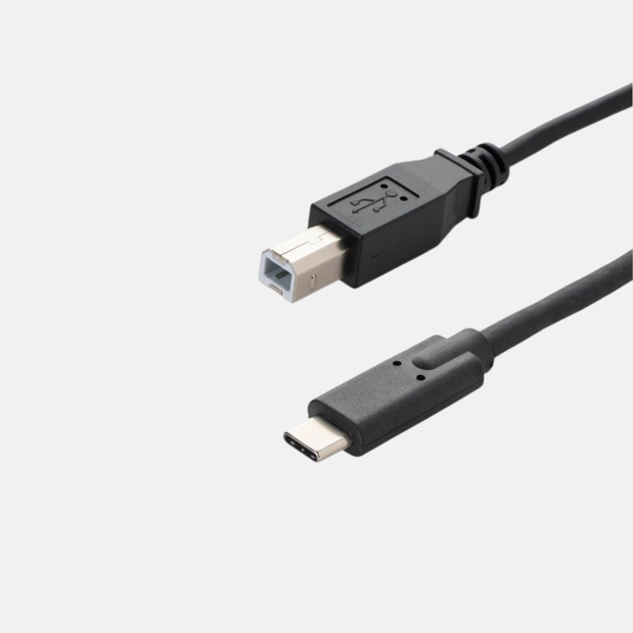 2m USB 2 Connector Cable Type C Male to Type B Male