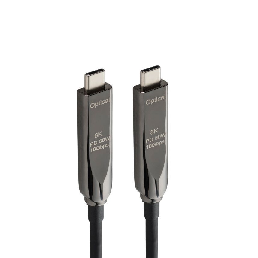 15M USB 3.2 AOC Connector Cable Type C Male to Type C Male 10Gbps 60W (20V/3A)