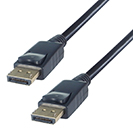 2m V1.2 DisplayPort Connector Cable - Male to Male Gold Lockable Connectors