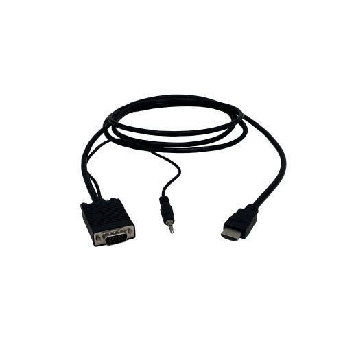 2M HDMI to VGA Monitor Connector Cable with Audio