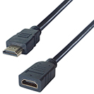 3m HDMI V2.0 4K UHD Extension Cable - Male to Female Gold Connectors