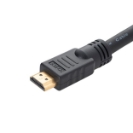 15m HDMI V2.0 4K UHD Active Connector Cable - Male to Male Gold Connectors with Ferrite Cores