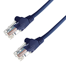 7m RJ45 CAT6 UTP Stranded Flush Moulded LS0H Network Cable - 24AWG - Blue