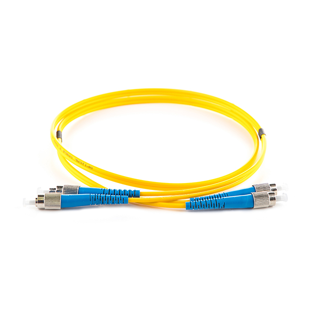 1m FC-FC OS2 Yellow 3mm Duplex Patch Cord