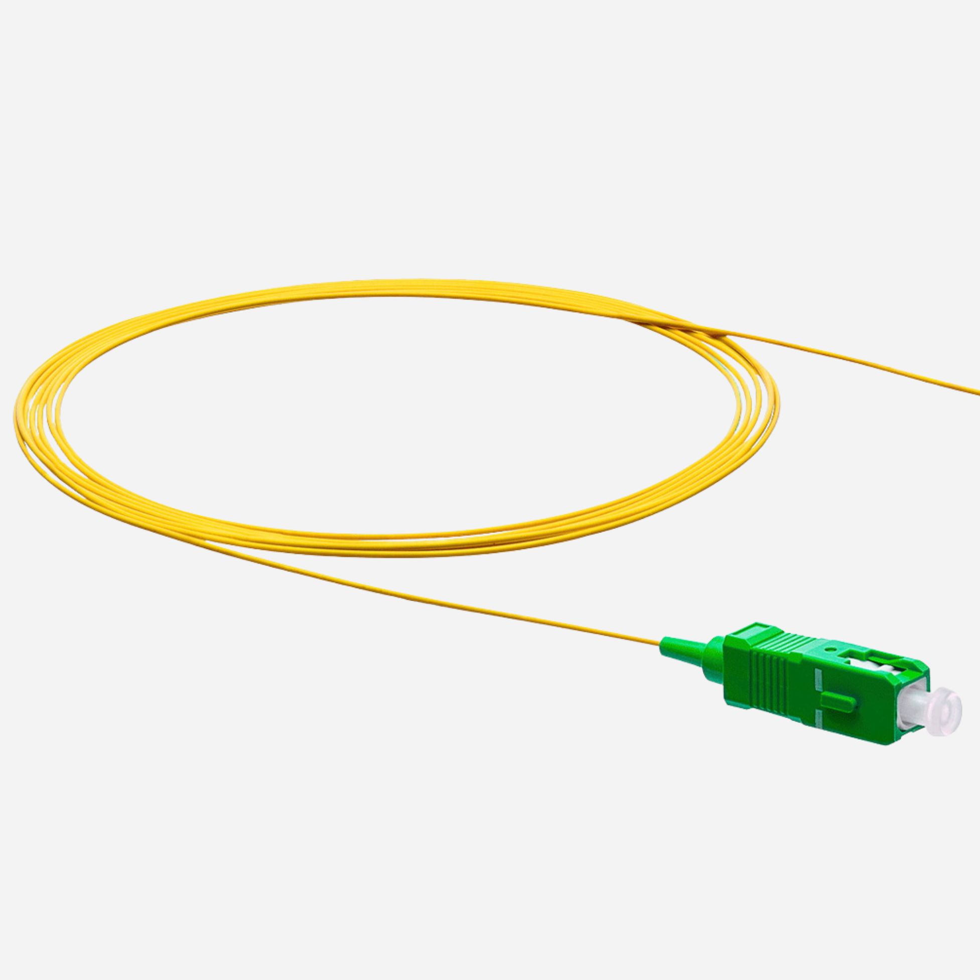 1m SC/APC OS2 Yellow 900um Simplex Pigtail