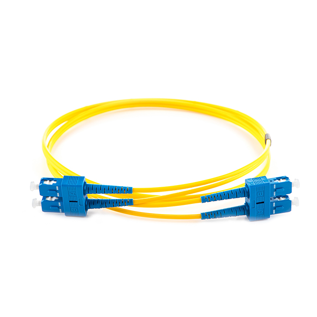 5m SC-SC OS2 Yellow 3mm Duplex Patch Cord
