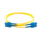 10m Duplex Fibre Optic Single-Mode Cable OS2 9/125 Micron SC to SC - Yellow 