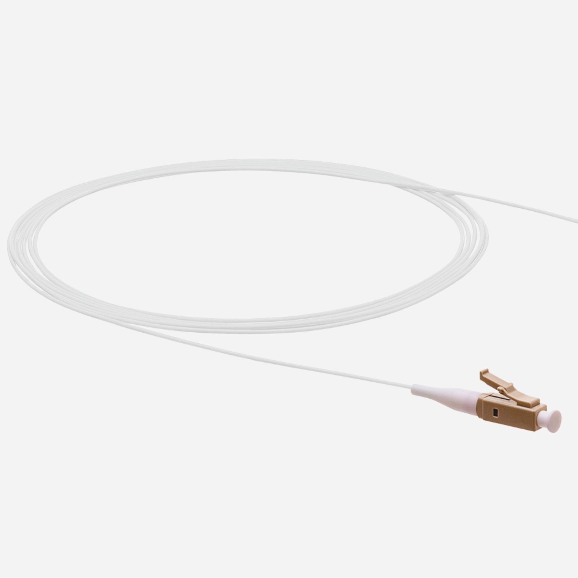 1m LC OM1 White 900um Simplex Pigtail
