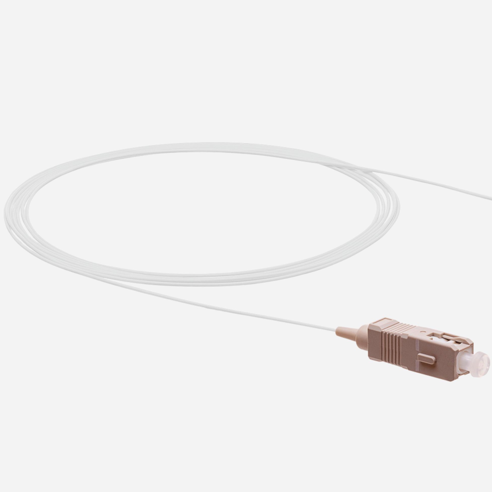 2m OM1 White 900um Simplex Pigtail