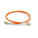 3m Duplex Fibre Optic Multi-Mode Cable OM1 62.5/125 Micron LC to LC Orange
