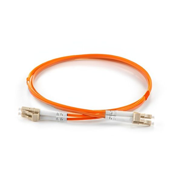 3m Duplex Fibre Optic Multi-Mode Cable OM1 62.5/125 Micron LC to LC Orange