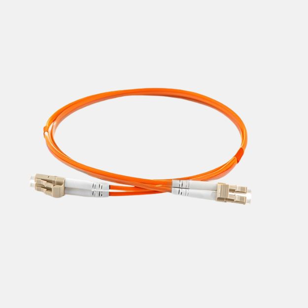 3m Duplex Fibre Optic Multi-Mode Cable OM1 62.5/125 Micron LC to LC Orange