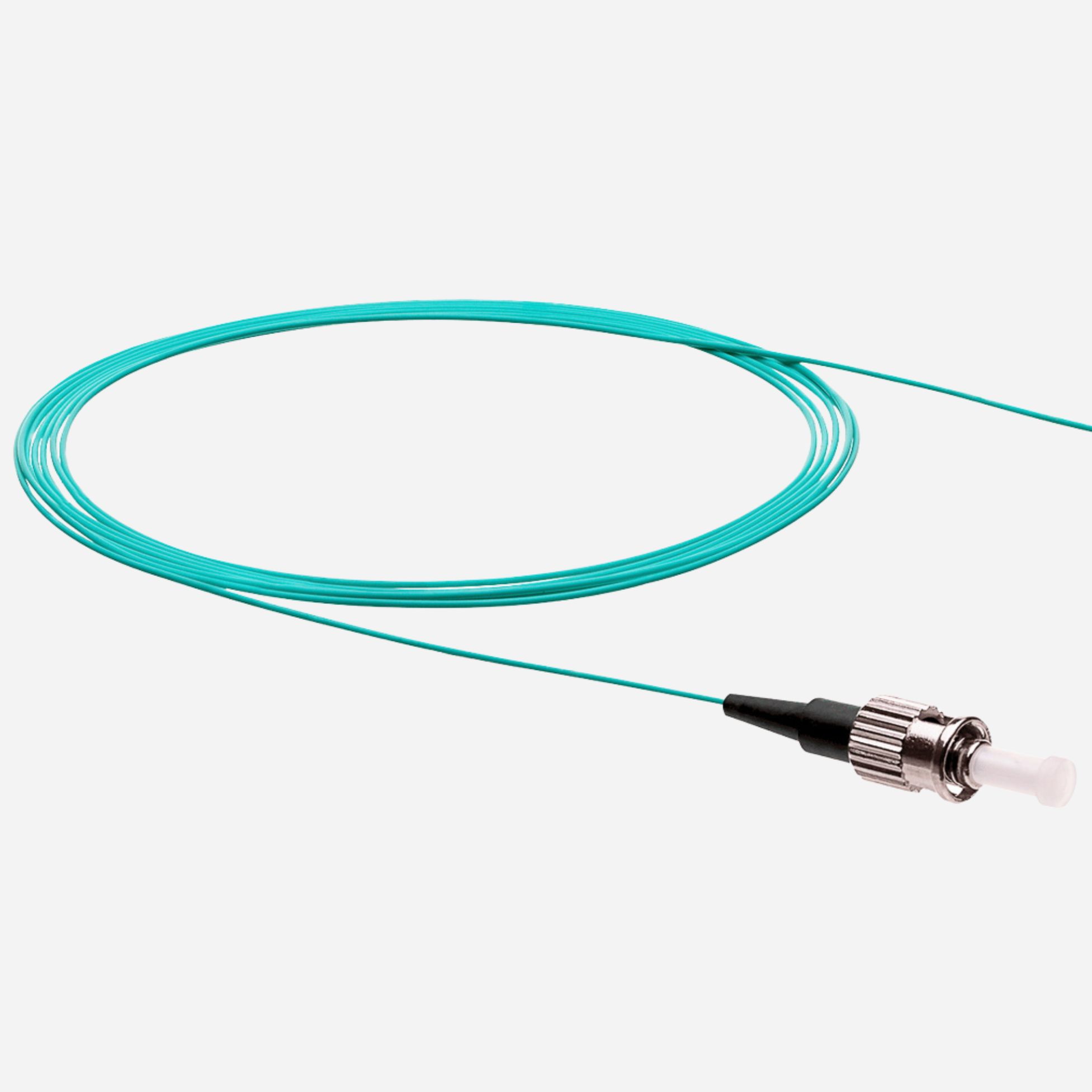 2m OM4 Aqua 900um Simplex Pigtail