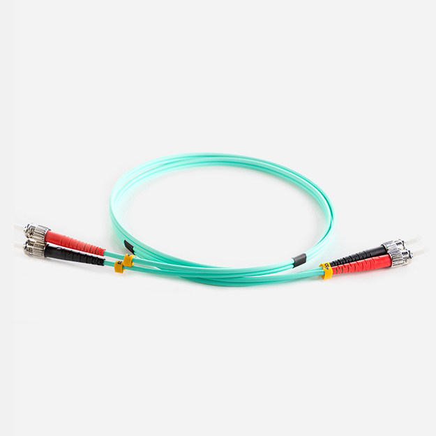 5m ST-ST OM4 Aqua 3mm Duplex Patch Cord