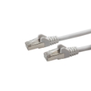 3m RJ45 CAT6a SSTP Stranded Flush Moulded LS0H Network Cable - 26AWG - White