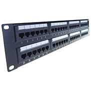 A IDC port patch pannel for CAT 6