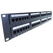 48 Port Patch Panel (Cat5e) IDC Punch Down 19 inch