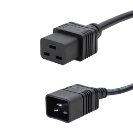 7m Mains Extension Heavy Duty Power Cable - C20 Plug to C19 Socket