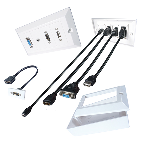 Cables and adapters av modular range